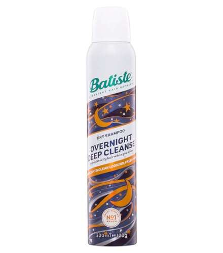 Batiste Overnight Deep Cleanse 200ml - Leave-In Deep Cleansing Dry Shampoo for Overnight Use