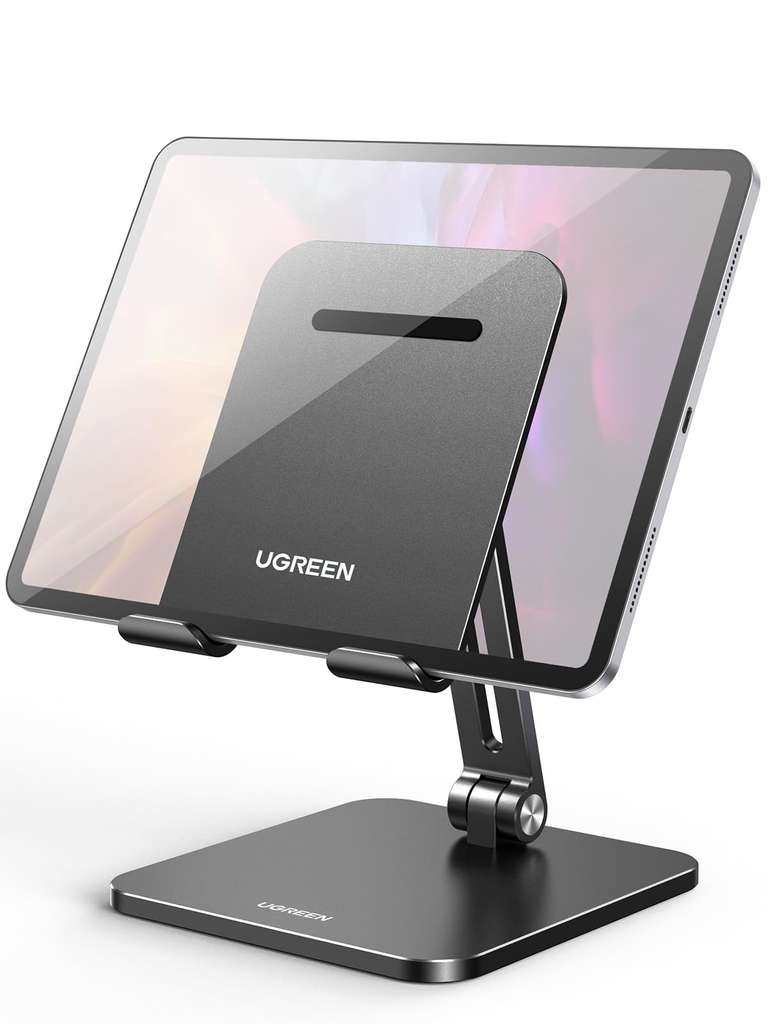 UGREEN iPad Stand Tablet Holder Desk Foldable Adjustable Travel Mount w.vocher sold by UGREEN GROUP LIMITED UK