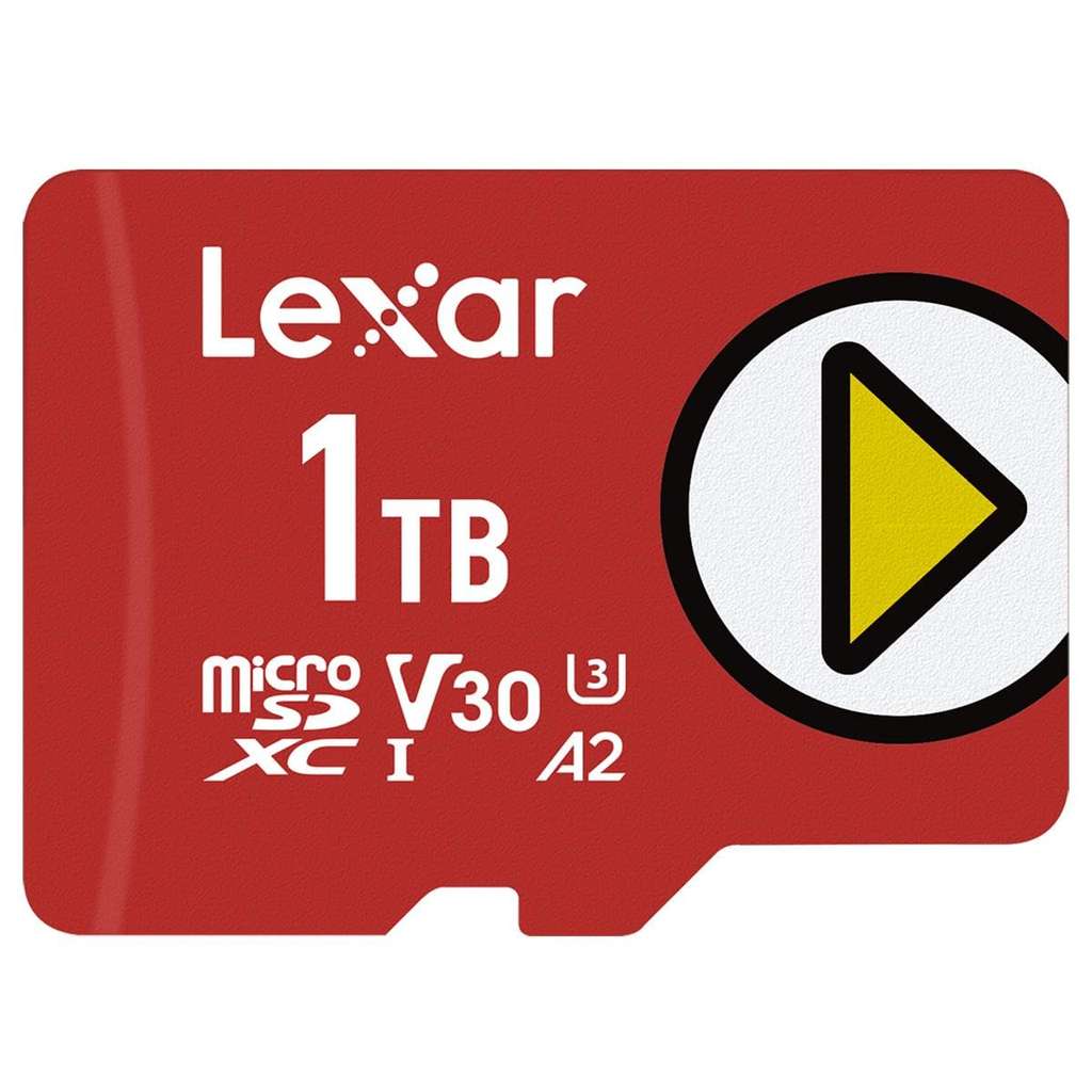 Lexar PLAY 1TB microSDXC UHS-I-Card, Up To 150MB/s Read, Compatible with Nintendo Switch, Sold by Amazon US